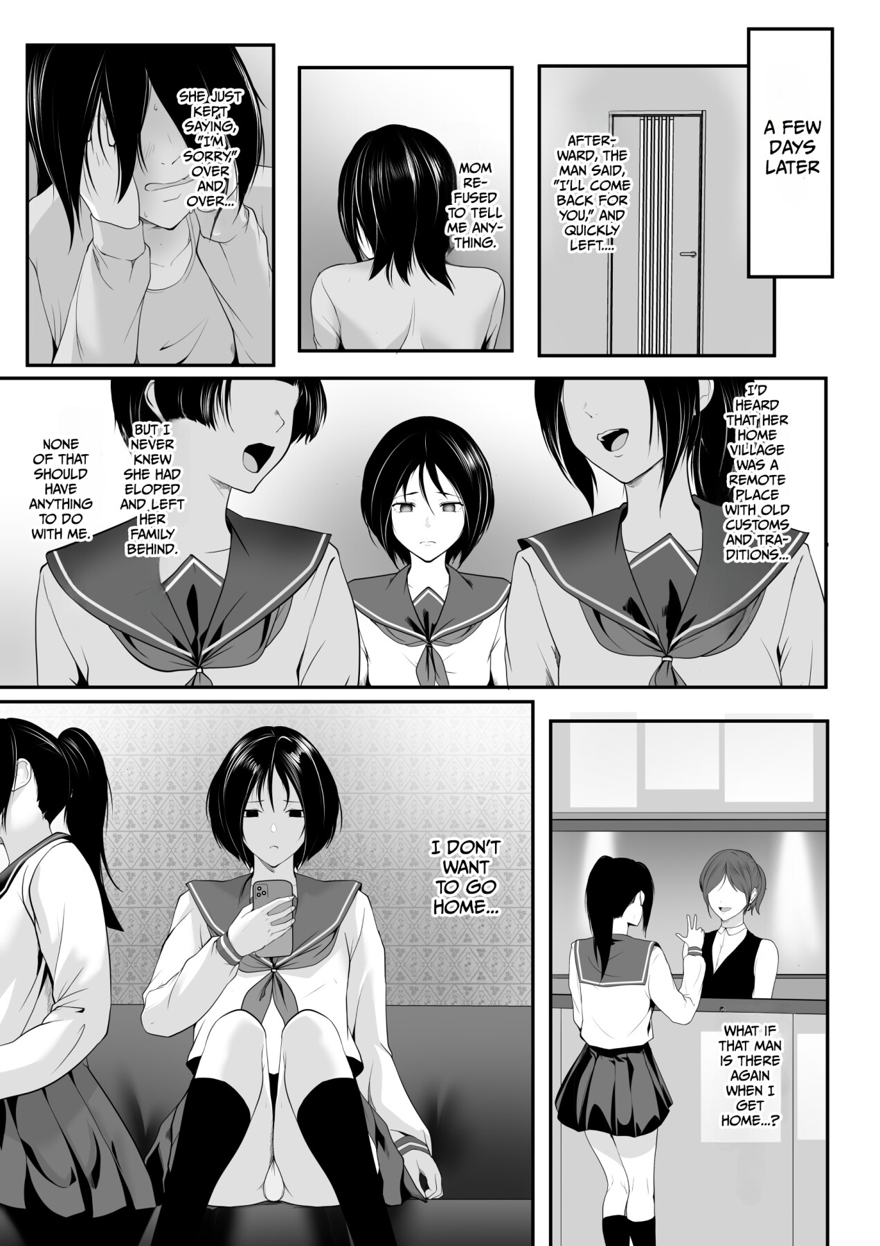 Hentai Manga Comic-I, was sold to my mother's ex-fiancé-Read-16